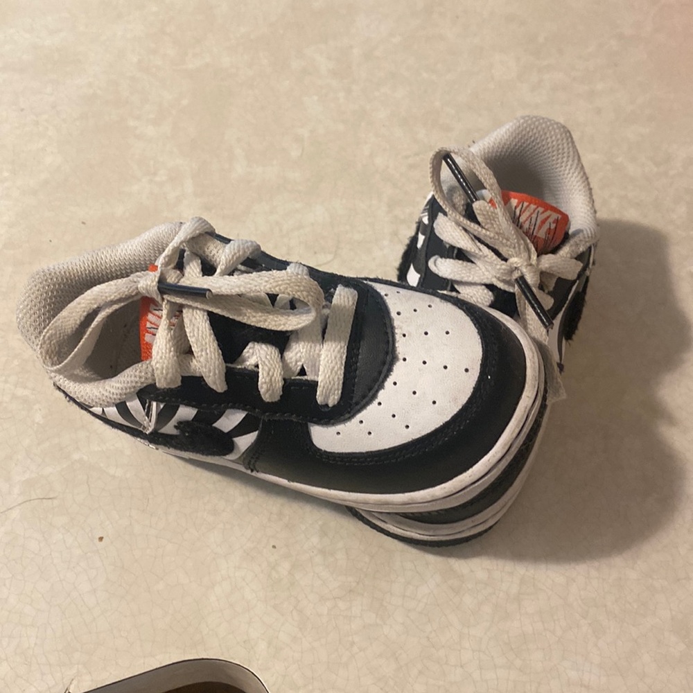 Baby Zebra Print Air Force 1